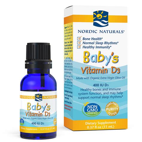 Nordic Naturals Babys Vitamin D3 11ml Results Vitamin Shop