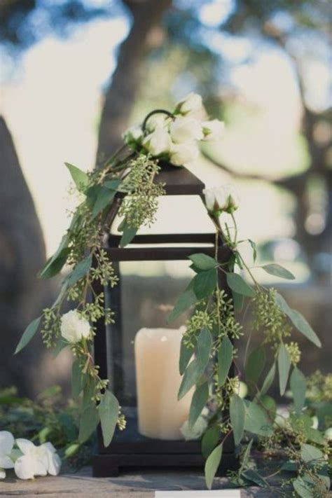 40 Greenery Eucalyptus Wedding Decor Ideas Lantern Centerpieces
