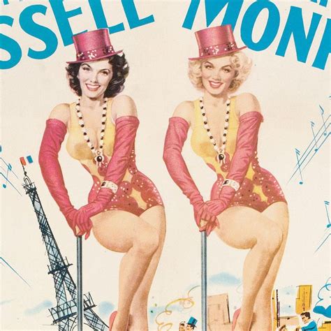 Gentlemen Prefer Blondes 1953 Us One Sheet Film Poster For Sale At