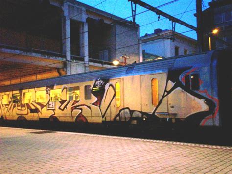 Whole Car Graffiti On Trains