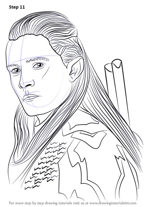 Learn How To Draw Legolas Form Lord Of The Rings Lord Of