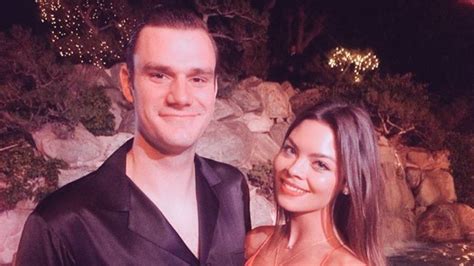 Hugh Hefners Son Cooper Engaged To Harry Potter Actress Scarlett Byrne Entertainment Tonight