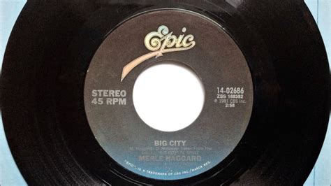 Big City Merle Haggard 1982 Youtube