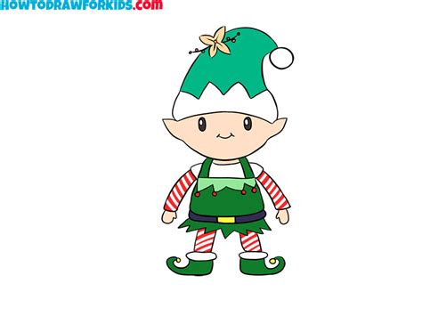 How To Draw An Elf Easy Drawing Tutorial For Kids