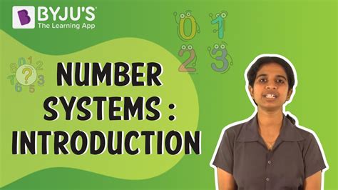 Introduction Number Systems Learn From Byjus Youtube