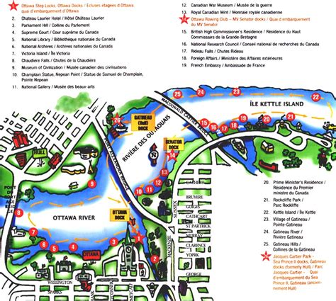 Niagara Falls Canada Attractions Map