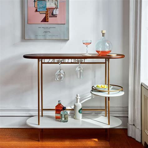 81w x 48d x 91h cm. Tiered Bar Console | west elm UK