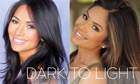 How To Lighten Dark Hair At Home Hairstyles And Hair Color