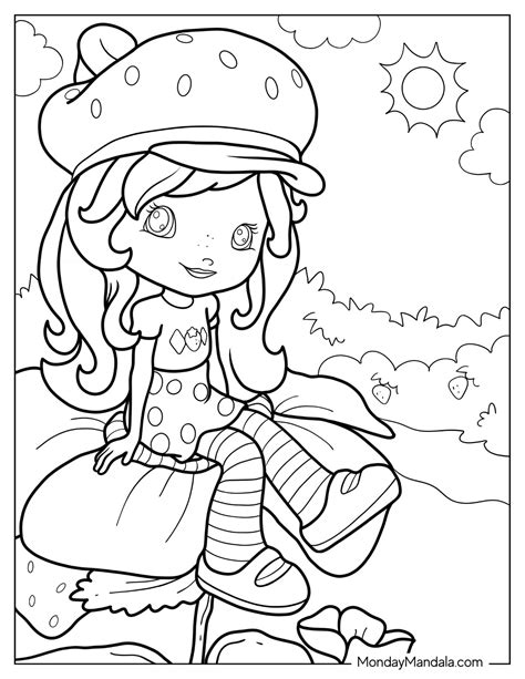 22 Strawberry Shortcake Coloring Pages Free Pdf Printables