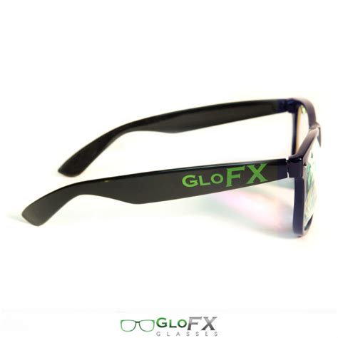 glofx black ultimate kaleidoscope glasses rainbow outdoor fun shop