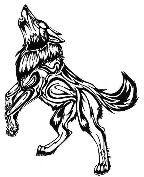 Logo animal head of a howling 31 best Wolf Tattoo Outline images on Pinterest | Wolf ...