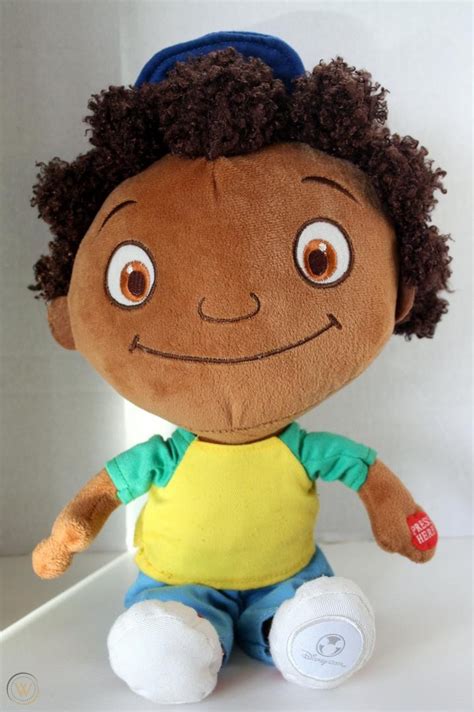 Disneys Little Einsteins Plush Stuffed Quincy Talking Doll Toy T