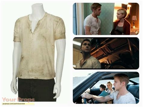 Drive Drivers Ryan Gosling Screen Worn Shirt Original Movie Costume