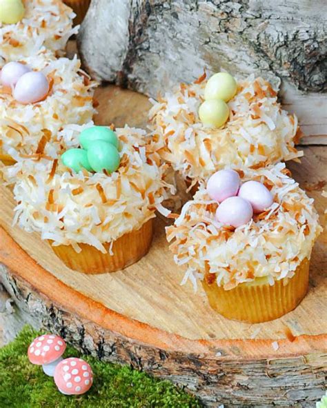 Coconut Nest Cupcakes Recipe | Recipe | Coconut nest, Nest 