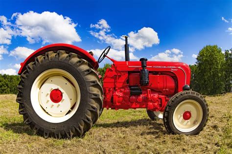 Download Red Tractor Royalty Free Stock Photo And Image