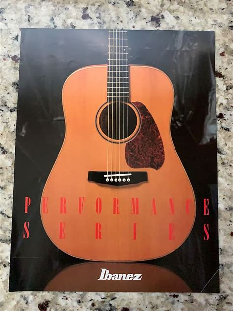 Ibanez Performance Series Acoustic Brochure 1986 Reverb