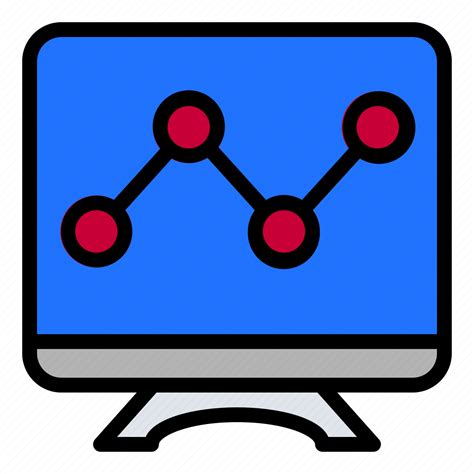 Marketing Graph Computer Chart Pc Icon Download On Iconfinder