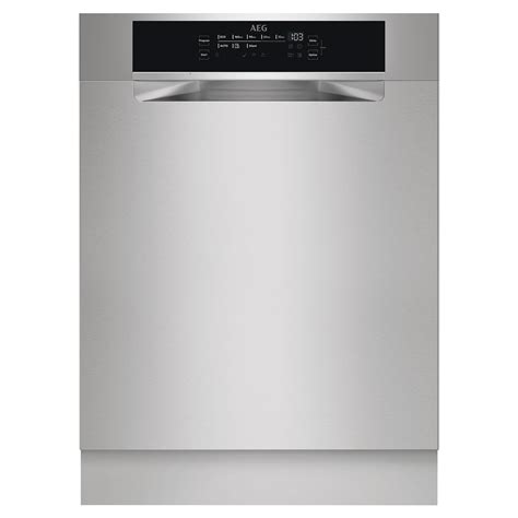 AEG 60cm Built-under Stainless Steel Dishwasher FFE73600PM - Signature