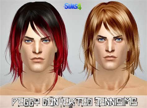 Peggy And Elasims Conversions And Retextures Sims 4 Hair