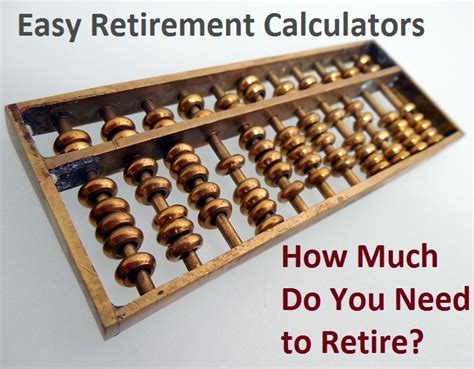 5 Useful Retirement Calculators 2019 How Much Do You Need To Retire