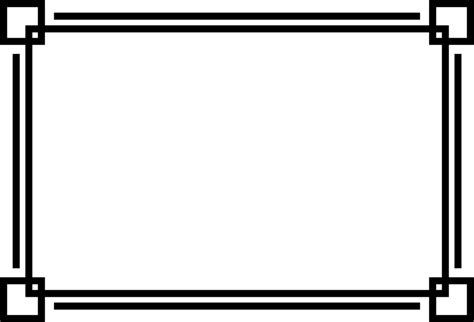 Change your background color to black. 13 Free Black Border Designs Images - Simple Black Borders ...
