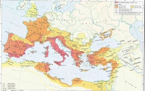 Über Welche Gebiete Herrschte Rom Im 3 Jahrhundert Vor Christus