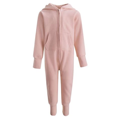 Babytoddler Fleece Onesie In Dusty Pink By Kids Wholesale Clothing