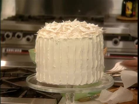 Vanilla Chiffon White Cake With Grated Coconut Video Martha Stewart