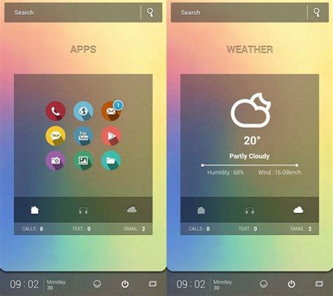 55 Cool Android Homescreens For Your Inspiration Homescreen Android