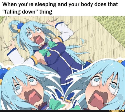 When Youre Sleeping And Your Body Does That Ifunny Anime Memes