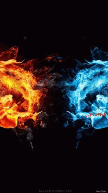 Fire And Ice Iphone Live Wallpaper Download On Phoneky Ios App