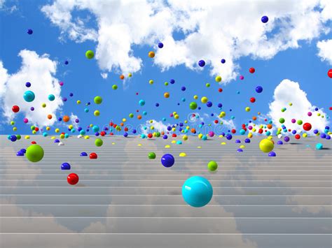This video example shows that the gravity rules are the same for any bouncing objects in the world. Bouncing Balls Royalty Free Stock Photo - Image: 7438905