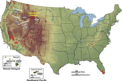 Hotspots Geology Us National Park Service