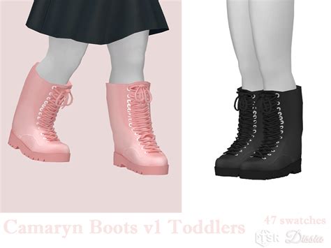 Dissia Camaryn Boots V1 Kids 47 Swatches Base Game