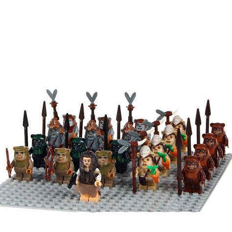 21pcs Ewok Village Army Minifigures Lego Compatible Star Wars Ewok Village