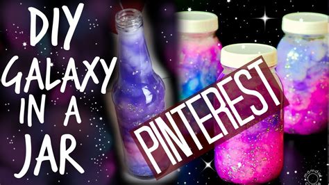 Create this beautiful inspirational wall decor for your home all by yourself. DIY Galaxy Jar Room Decor //Pinterest// - Maddie Ryles ...