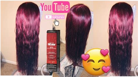 How To Dye Hair Red Without Using Bleach Loreal Hicolor Red And