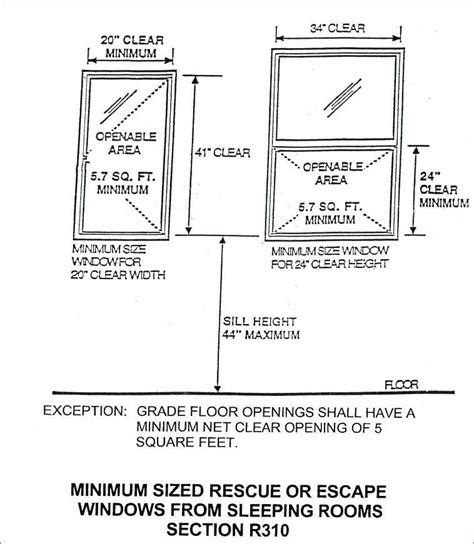 If a window is more than 44 inches from the ground, a ladder or steps at least 12 inches wide must be present. Best Bedroom Egress Window Size Requirements With Pictures ...