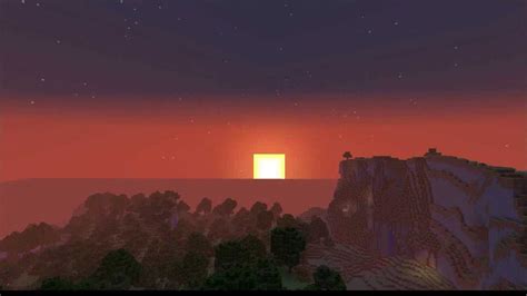 Minecraft Sunset Youtube