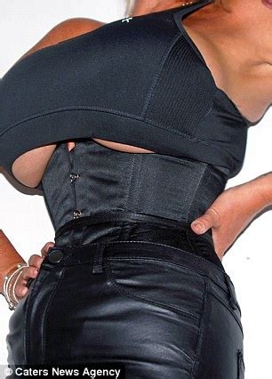 Granny With Britain S Biggest Breasts Shrinks Her Waist To Inches By Wearing A Corset