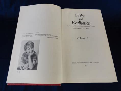 Books Vision And Realisation 1973