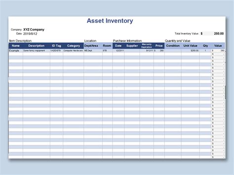 Excel Of Simple Asset Tracking Form Xlsx Wps Free Templates Free Download Nude Photo Gallery