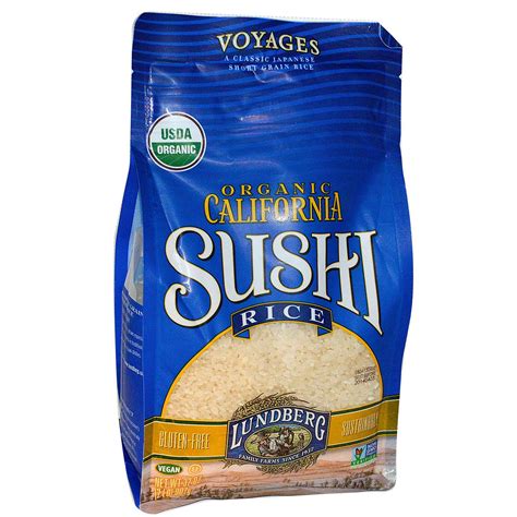 Lundberg Organic California Sushi Rice 2 Lbs 907 G Iherb
