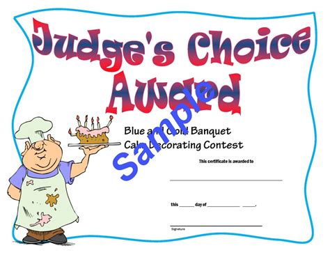 Judges Choice Award Blue And Gold Banquet Decorating Etsy
