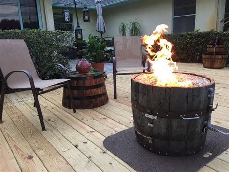 Wine Barrel Propane Fire Pit By Newportbeachpyrotech On Etsy