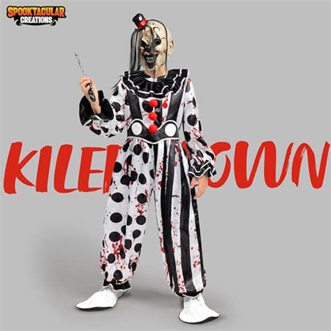 Anti Slip Texture Spooktacular Creations Boys Clown Costume Killer
