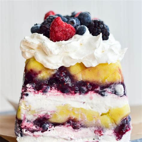 Easy No Bake Lemon Berry Icebox Cake Refreshing Summer Dessert