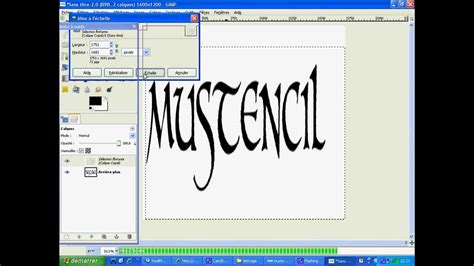 This stencil effect can be used for your logo and other types of design.if you have any questions. how to make stencil letters in gimp - YouTube