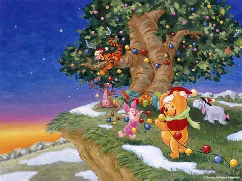 Winnie The Pooh Christmas Winnie The Pooh Wallpaper 1993324 Fanpop