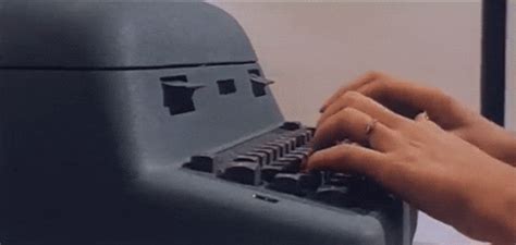 Typing Typewriter GIF Find Share On GIPHY